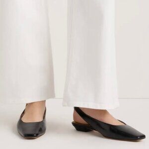 (NWT) Quince Italian Leather Slingback Flats with Ortholite® insole in Size 6.5